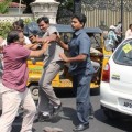 Charan’s Bodyguards Attack 2 People In An Unnecessary Street Brawl