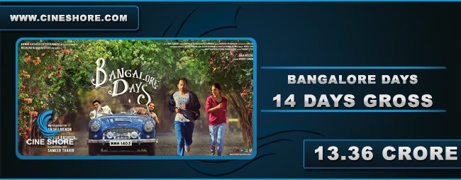 Bangalore Days 14 Days Collection