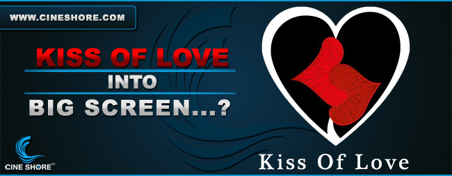 Kiss Of Love Into Big Screen Image