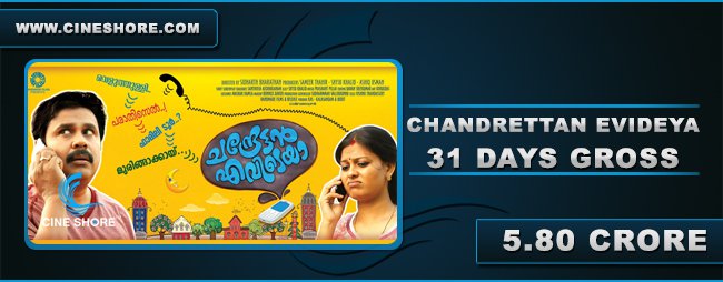 chandrettan-evideya-31-days-collection