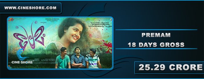 premam-18-days-collection