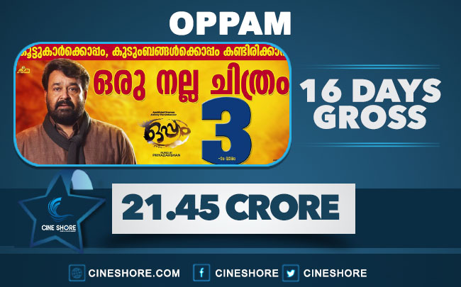 oppam-16-days-collection