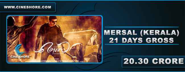 Mersal 21 Days Kerala Collection
